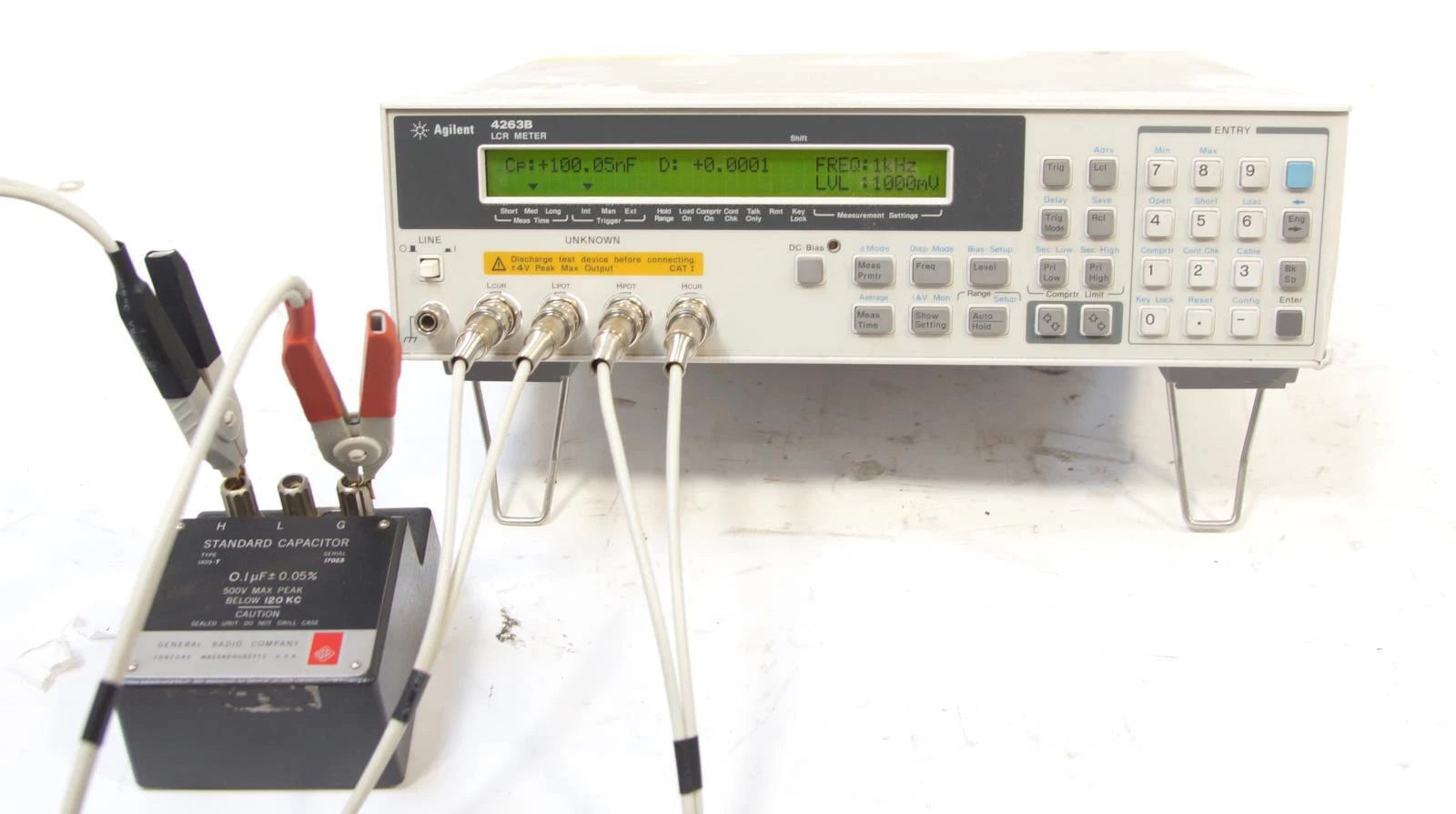 Agilent / HP 4263B 100 Hz to 100 kHz LCR Meter
