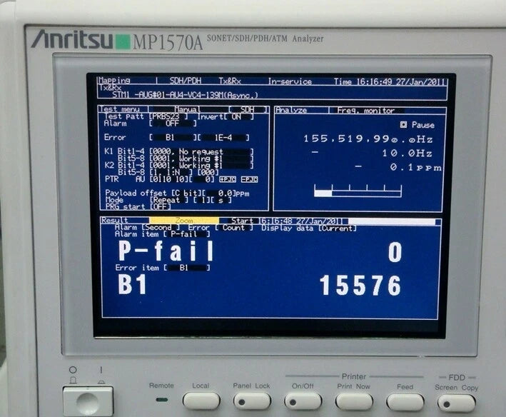 ANRITSU MP0121A 2/8/34/139/156M Unit