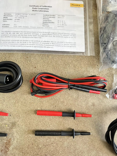 Fluke 729PRO 4M Automatic Pressure Calibrator MFG-2024/Calibrated2024-New Sealed