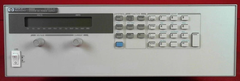 HP Agilent Keysight 6655A-J10 DC Power Supply 0-120V 4A