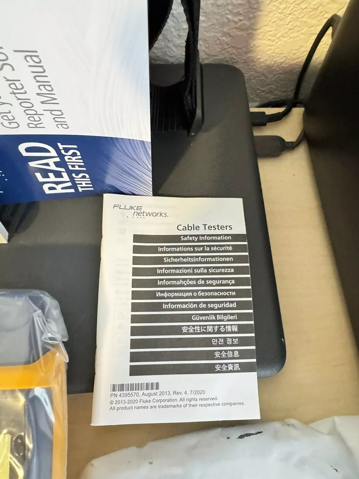 Fluke Networks Cable IQ Qualification Tester CIQ-100 /New Sealed