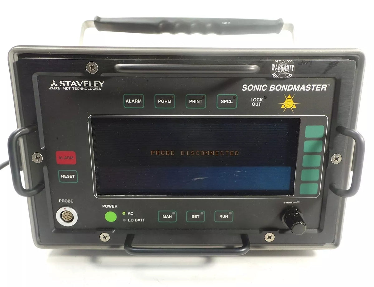 Staveley Sonic Bondmaster NDT Flaw Tester Detector 9622062