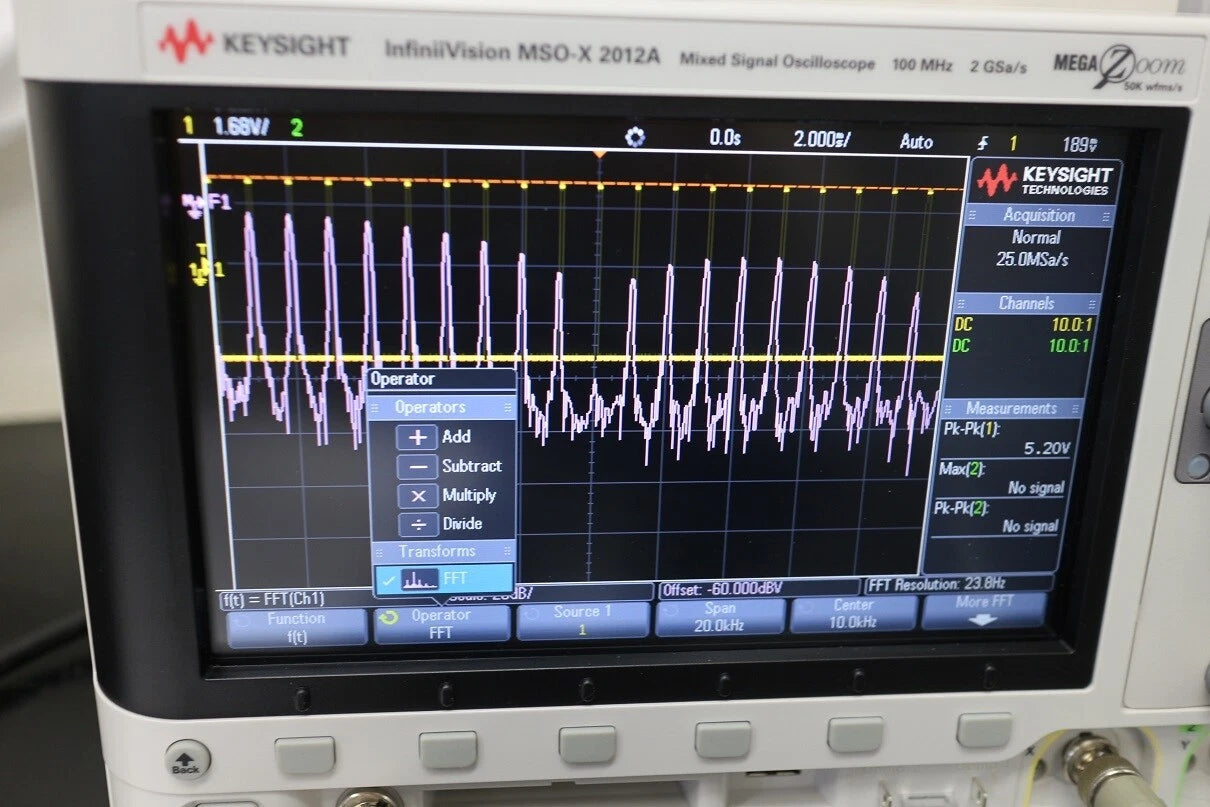 Keysight MSOX2012A DC-100MHz 2ch InfiniVision Mixed Oscilloscope +FG