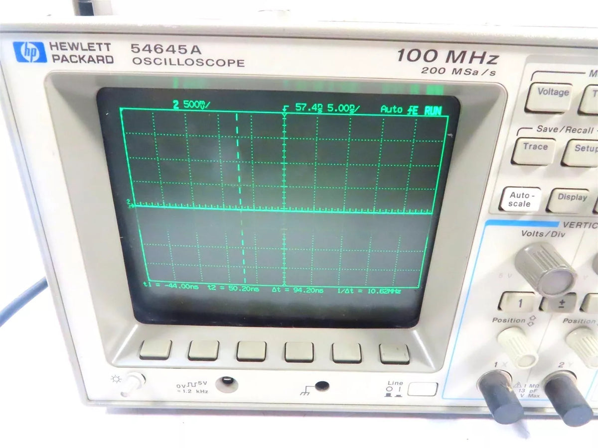 HP 54645A 100 MHz 200 MSa/S Oscilloscope