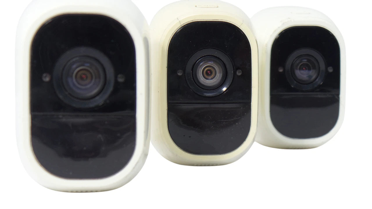 Lot of 3 NETGEAR Arlo Pro2 VMC4030P 1080p HD Wireless Camera - Free Shipping