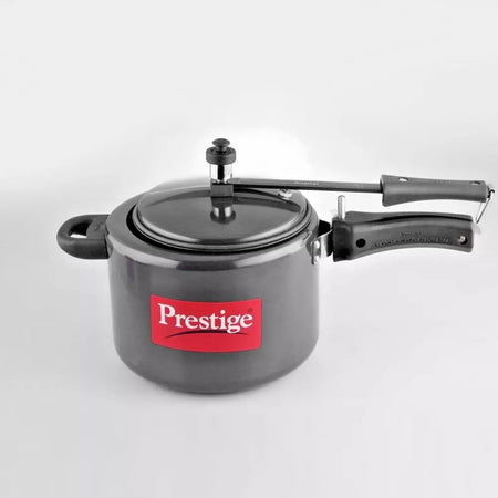 Prestige Nakshatra Plus Aluminium Inner Lid Pressure Cooker 5 Litres Black