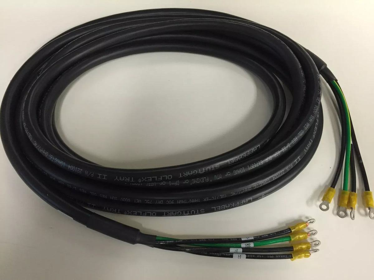 Lapp Olflex 221004 Tray II Cable 10 AWG 4 Con 25FT with Lugs Assy on Both Sides