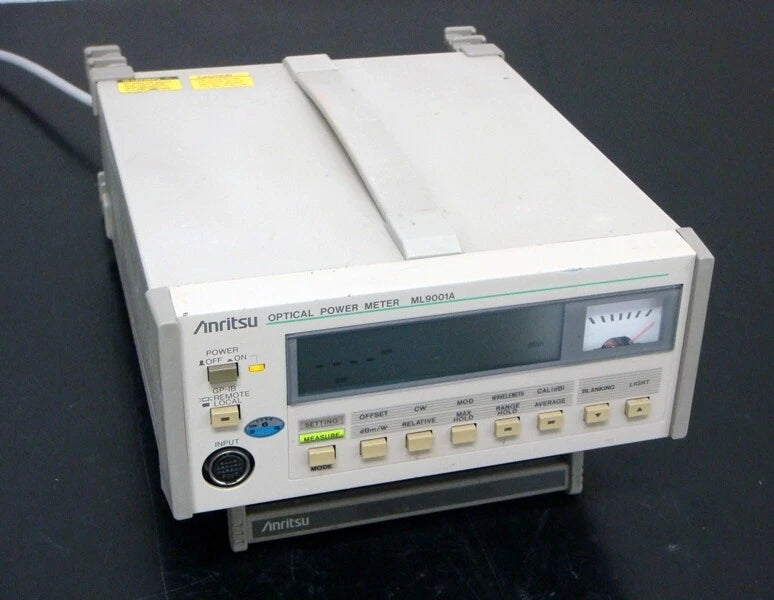 Anritsu ML9001A Optical Power Meter with cable ANRITSU ML9001A Optical Power Meter \u2013 XG eqpt