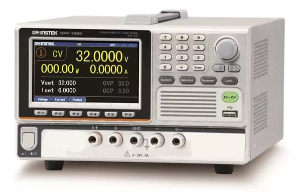 GW Instek GPP-1326 DC Power Supply 192W Programmable Single Channel 32V 6A LAN - XG eqpt