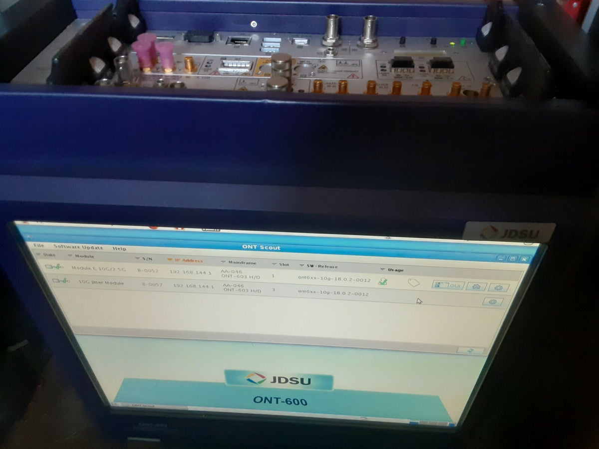 Optical Network Tester 10 Gb & 10 Gb JDSU ONT-603