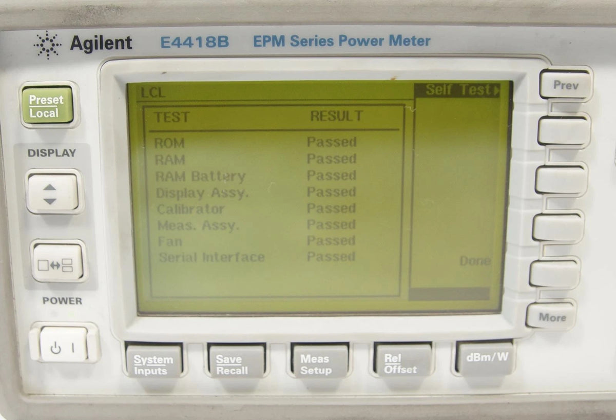 HP Agilent Keysight E4418B EPM Series Single Channel Power Meter