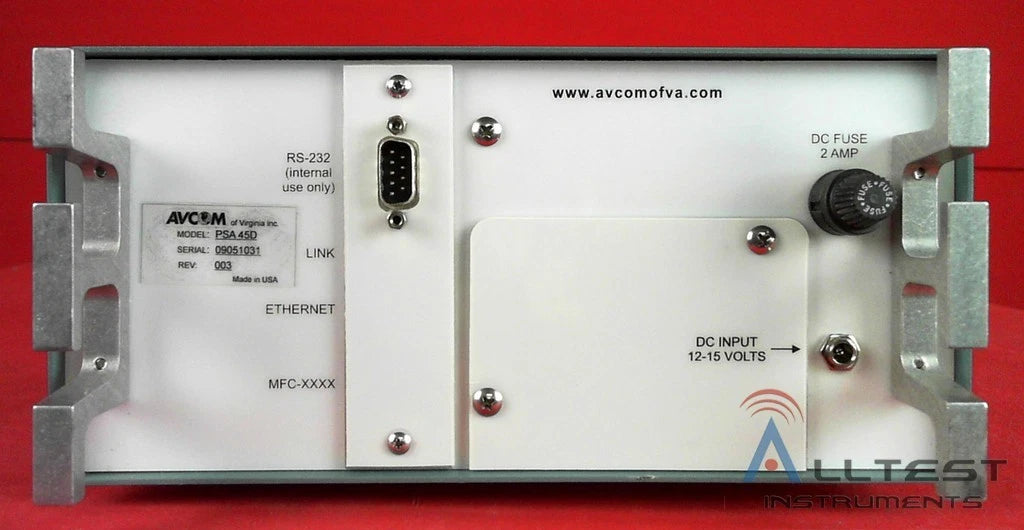 Avcom PSA-45D L-Band Portable Spectrum Analyzer 950-2150 MHz