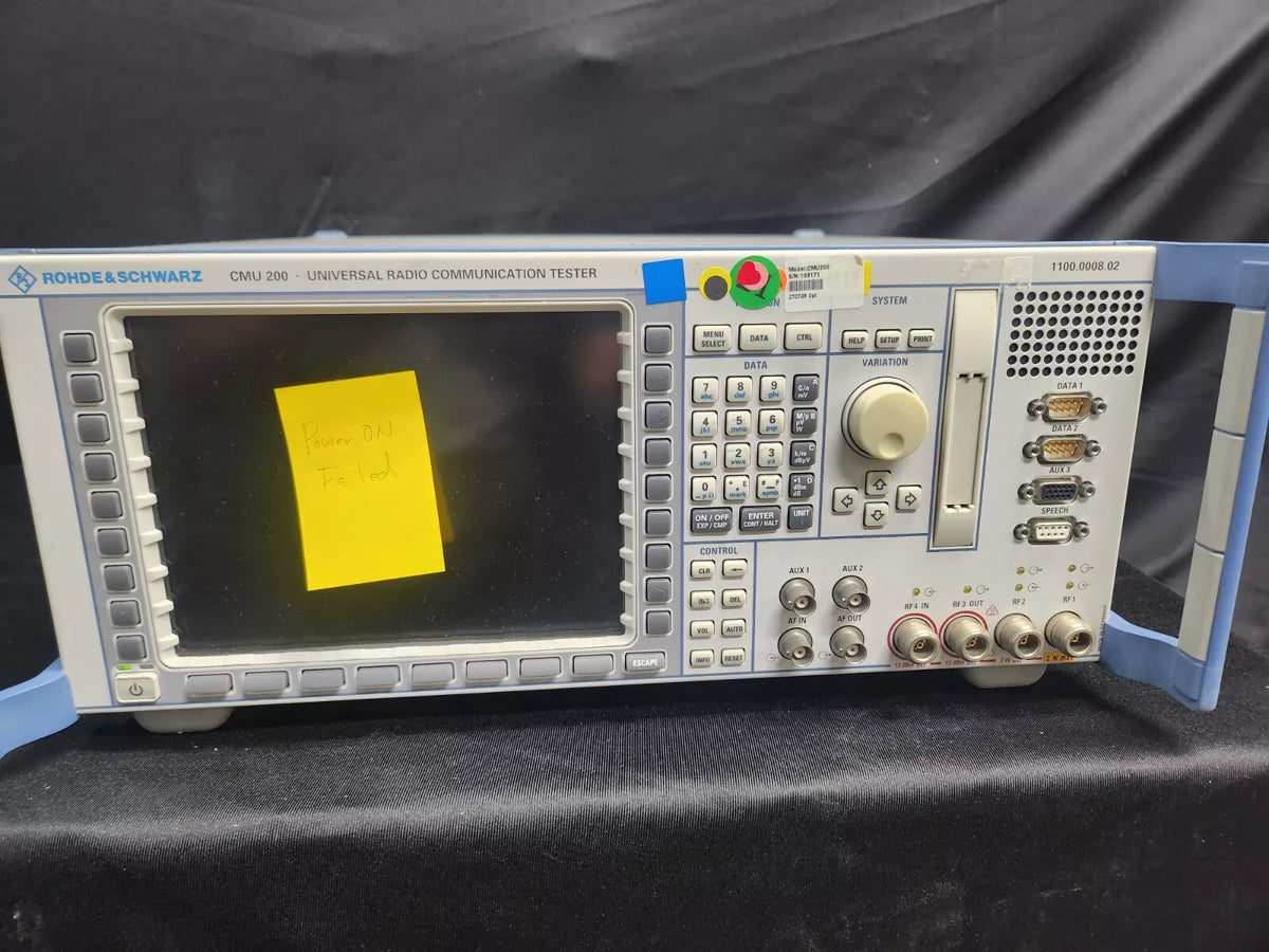 R&S CMU200 Universal Radio Communications Tester As-is (109171)