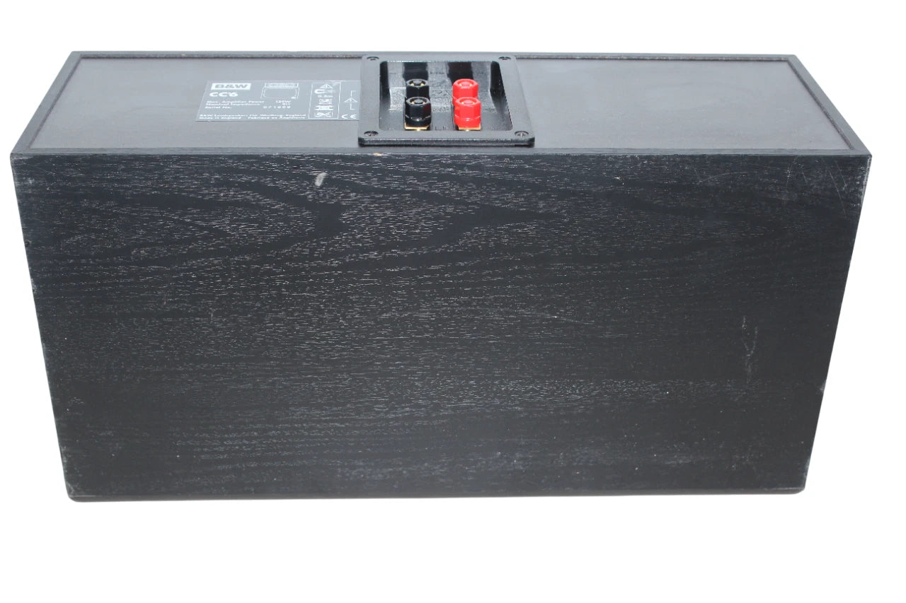 Bowers & Wilkins B&W CC6 S2 Center Channel Speaker - Black - Free Shipping.