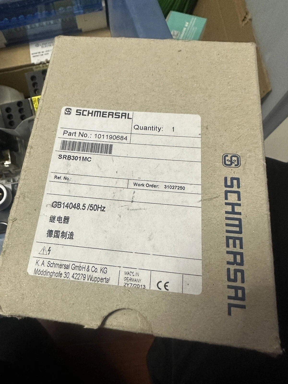 Schmersal Safety Relay SRB301MC-24V 101190684 Sealed New OVP