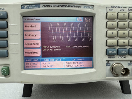Tabor WW2572 Dual-Channel Arbitrary Waveform Generator - XG eqpt