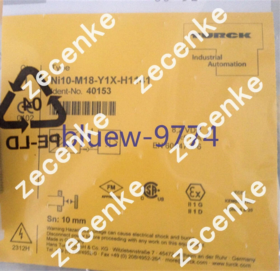 Turck NI10-M18-Y1X-H1141 Proximity Sensor Switch