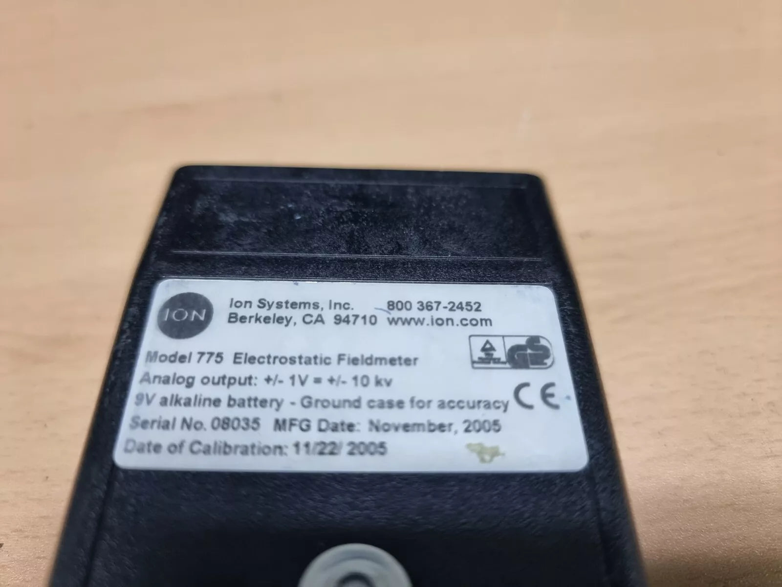 Ion-System Model 775 Electrostatic Fieldmeter (08035)