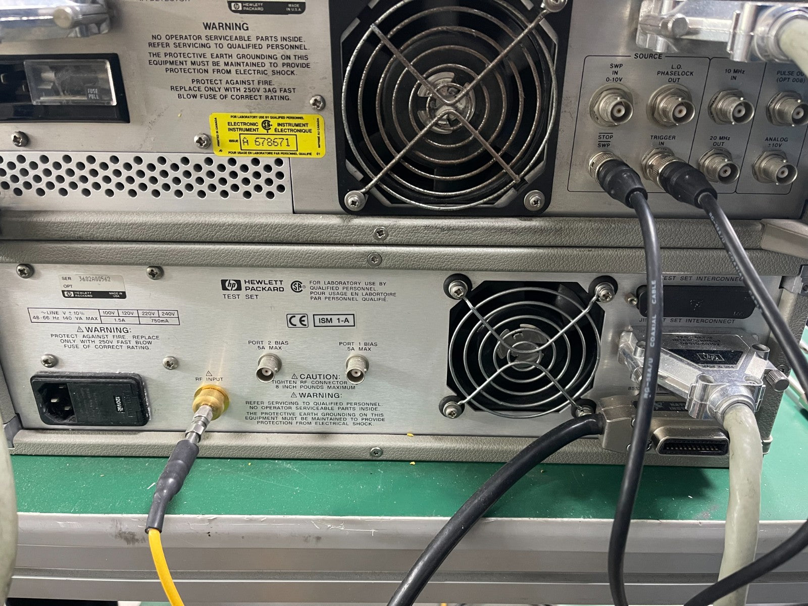 HP Agilent 8517B S-Parameter Test Set for 8510C Network Analyzer _3602A00562 - XG eqpt