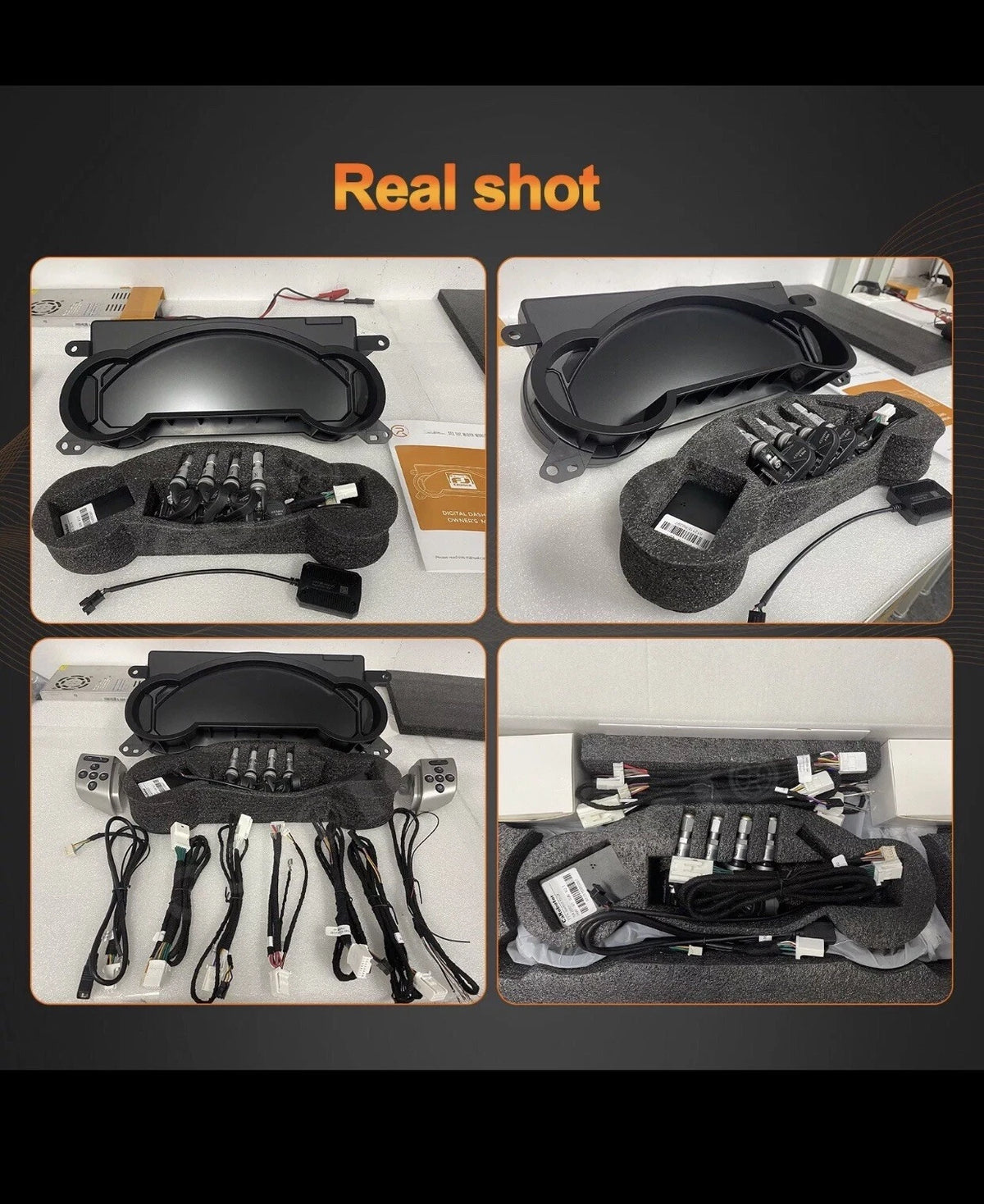 For Toyota FJ Cruiser 07-21 Digital LCD Instrument Cluster Speedometer Dashboard