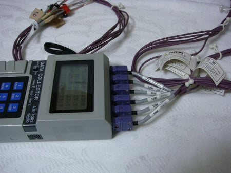 ANRITSU AM-7002 6ch Thermal data collector -200-+800degC with sensor