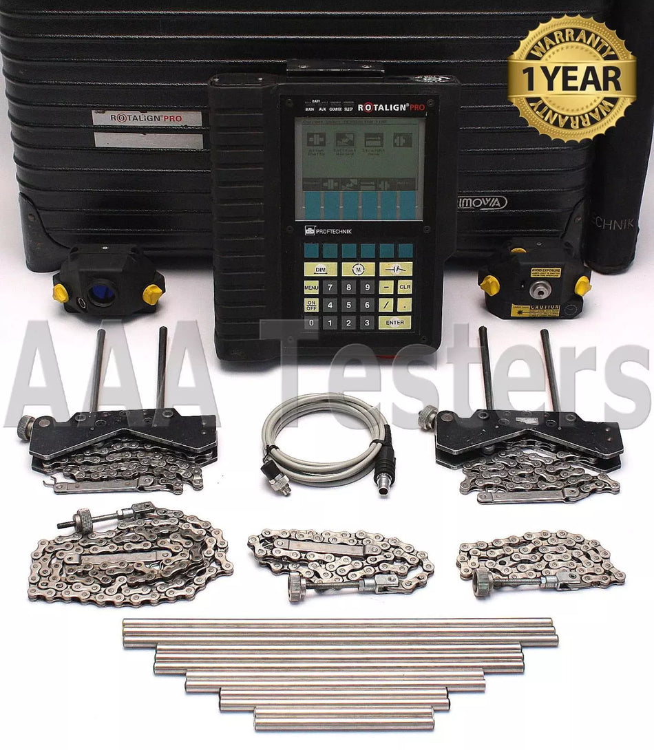 Pruftechnik Rotalign Pro Laser Shaft Alignment System w/ ALI 3.610 Laser 3.501 - XG eqpt
