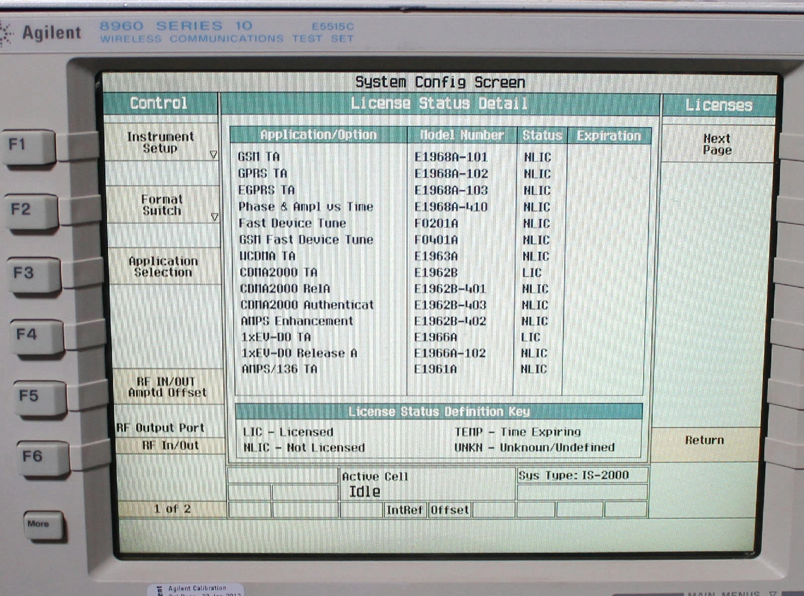 HP Agilent Keysight 8960 Wireless Communication Test Set E5515C Option 003