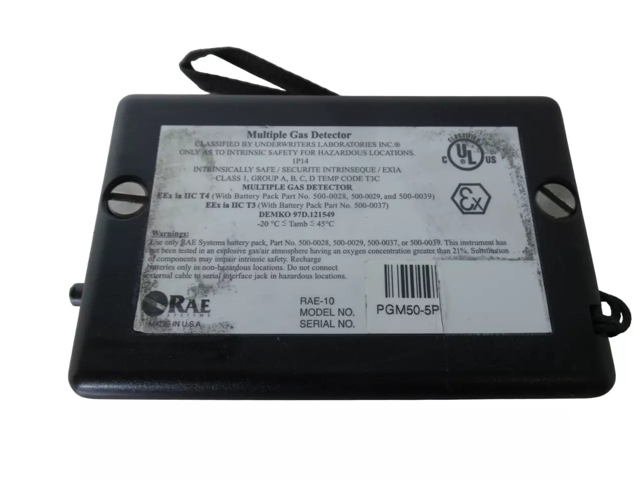 RAE Systems Multirae Plus PGM50-5P Portable Gas Monitor
