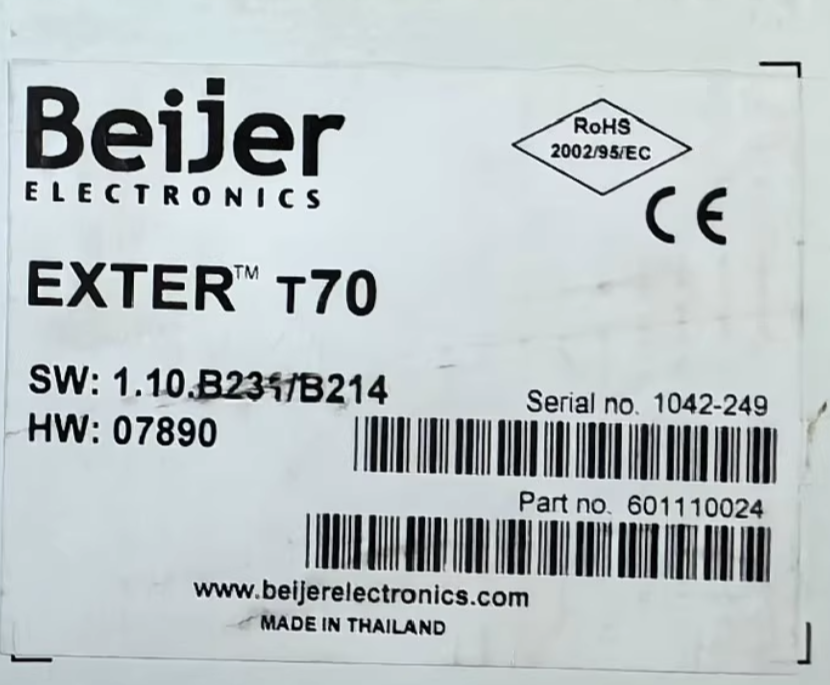 1PC Beijer exter t70