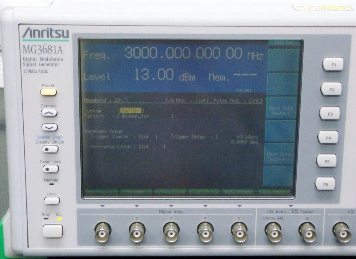 ANRITSU MG3681 250KHz-3GHz Digital Signal Generator