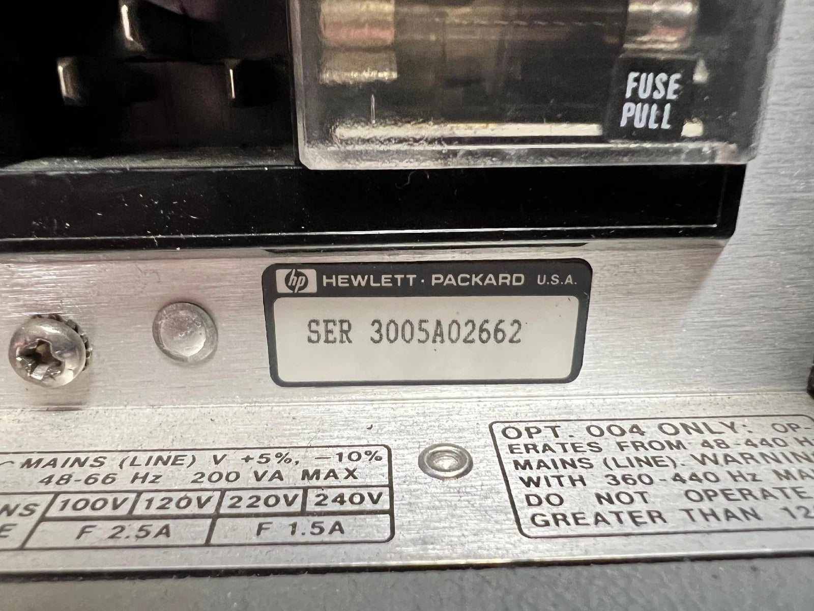 Agilent/Keysight 8901B OPT. 01, 30, 32, 37 Modulation Analyzer