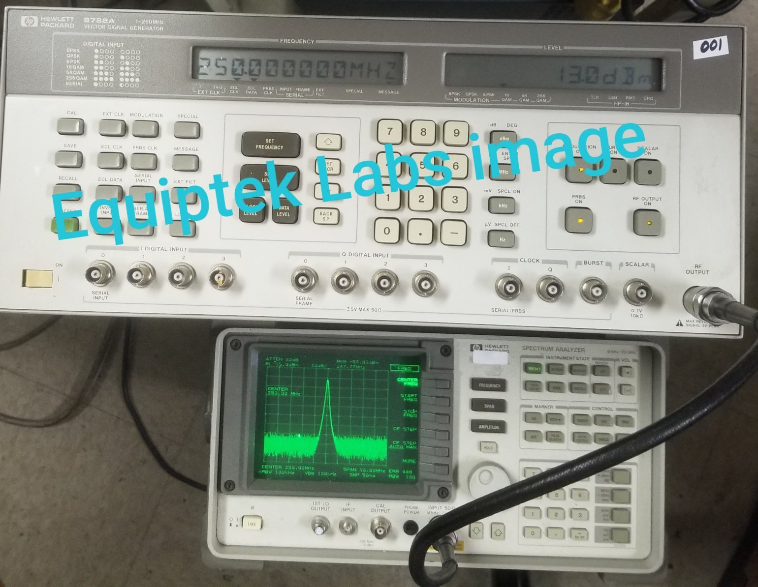 HP 8782A 250 MHz Vector Signal Generator