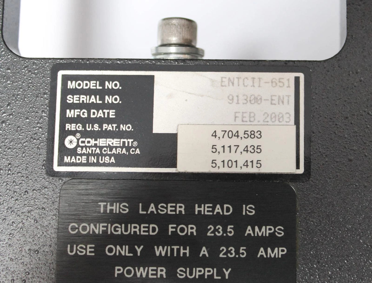 Innova Technology Coherent Enterprise II ENTCII-651 Argon Laser