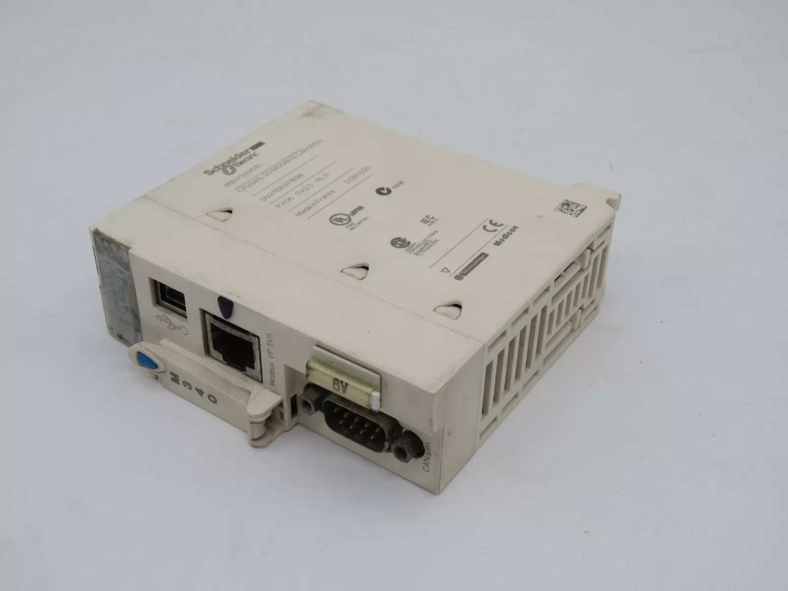 Schneider BMXP342020 CPU Processor Module Modbus Ethernet M340 24 VDC 496 KB