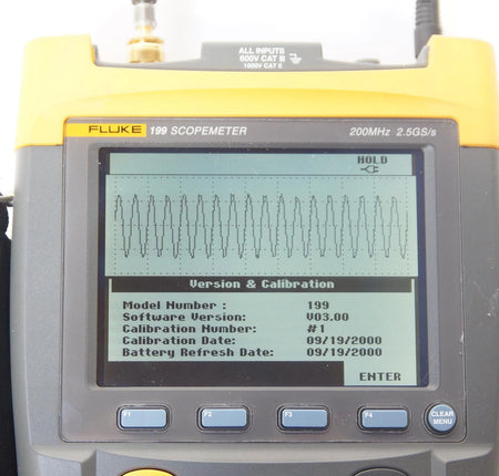 Fluke 199 200MHz 2.5GS/s Digital Oscilloscope Scopemeter Multimeter