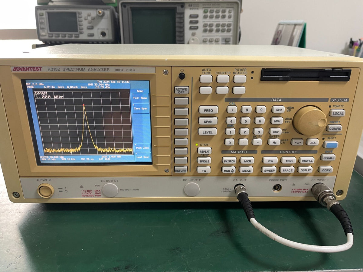 Advantest R3132 Spectrum Analyzer 9KHz - 3GHz
