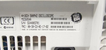 Agilent MSO6054A 500 MHz 3Channel 4 GS/s Mixed Signal Scope OPT MSO MST E00