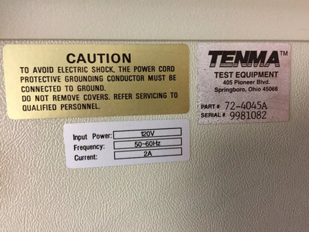 Tenma 72-4045A Triple Output DC Power Supply