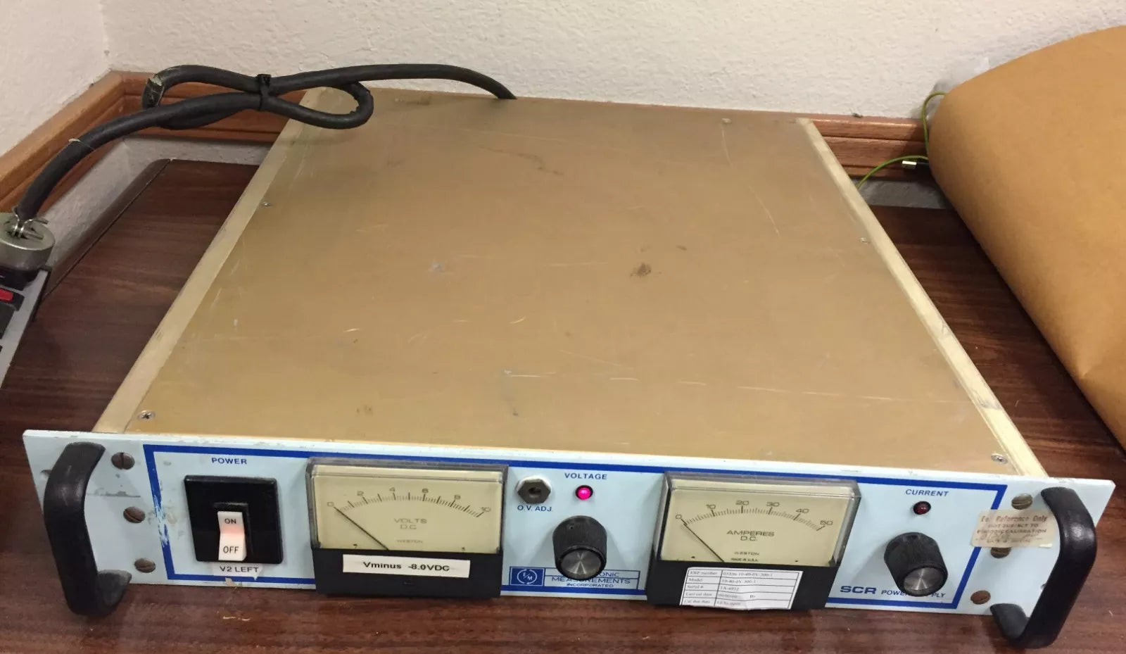 Variable Adjustable DC Power Supply SCR 10-40-OV-0300-1