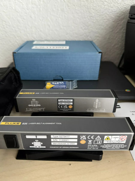 Fluke 835 Laser Belt Alignment Tool with Case - Factory Sealed