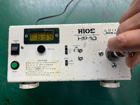HIOS HP-10 HP10 Digital Torque Meter w/ Battery & power adpater 240VAC - XG eqpt