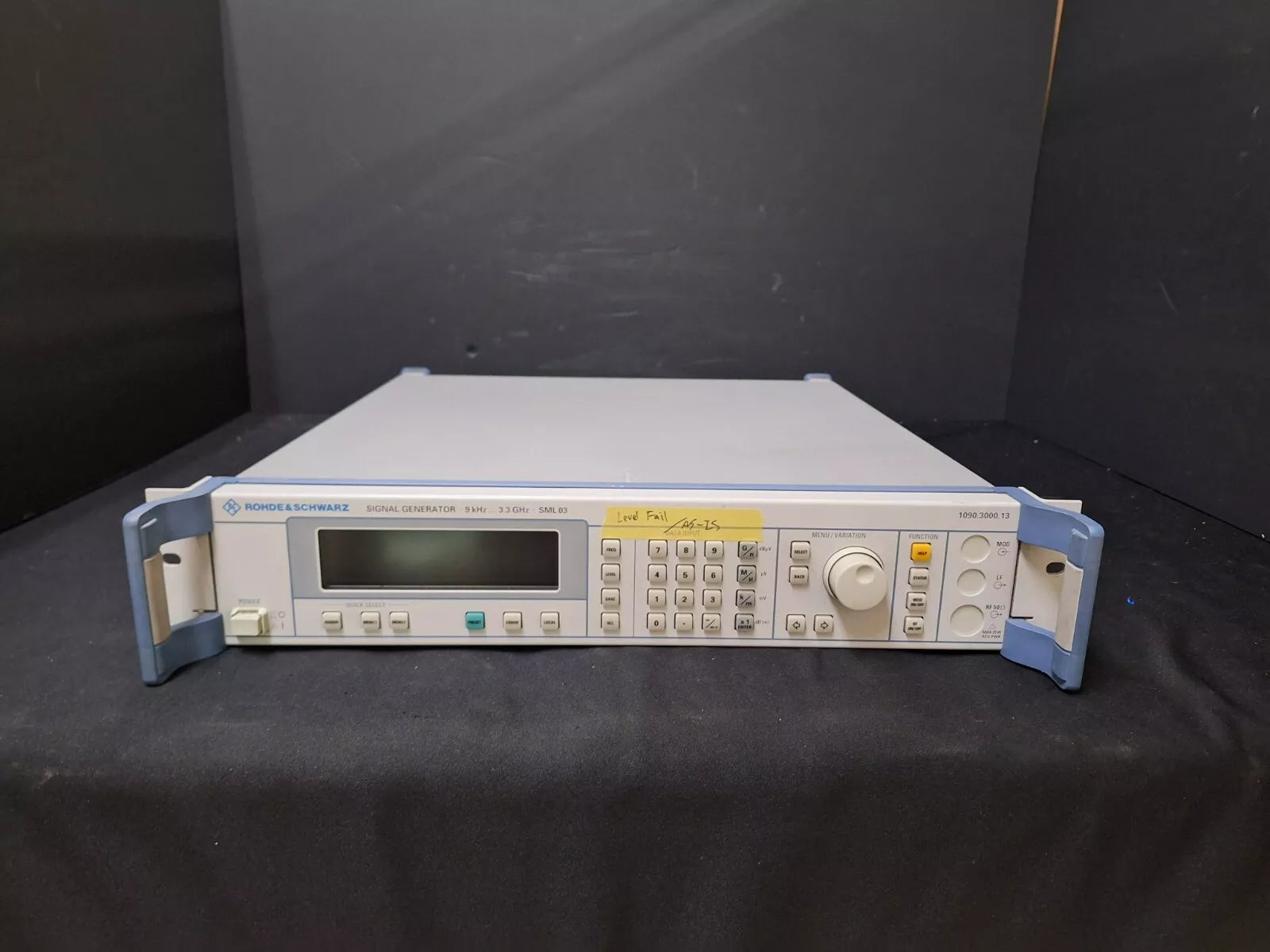 R&S SML03 Signal Generator 9kHz to 3.3GHz with Opt B1 B3 B19 As-is (1322)