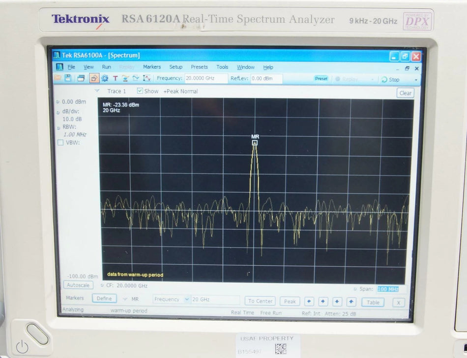 Tektronix RSA6120A Real Time Spectrum Analyzer 9 kHz - 20 GHz with Options