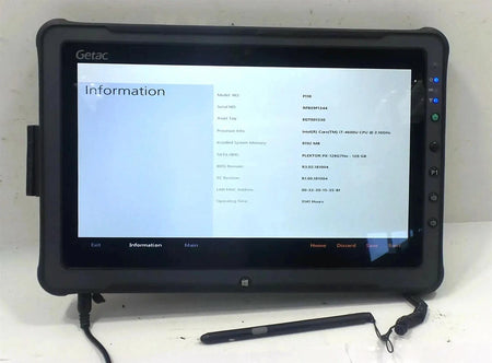 Getac F110 G1 FHD Touch Core i7-4600U 2.10GHz 8GB 128GB SSD Tablets No OS