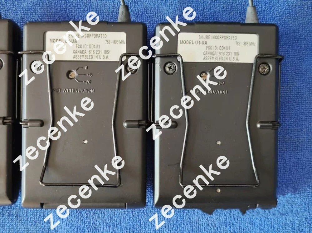 Used SHURE U1-UA 782-806 MHz Wireless Microphone System