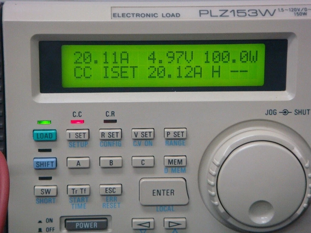 KIKUSUI PLZ153W 120V 30A 150W Electronic Loads