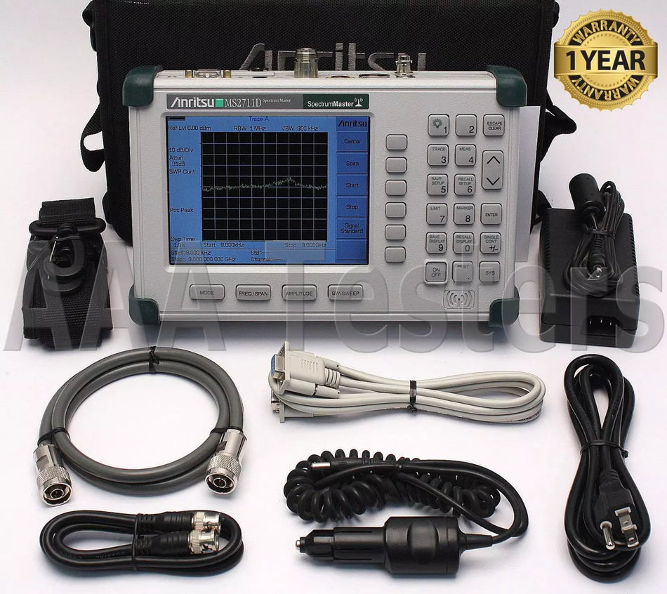 Anritsu MS2711D HandHeld Spectrum Master Analyzer w/ Option 3 Color MS2711