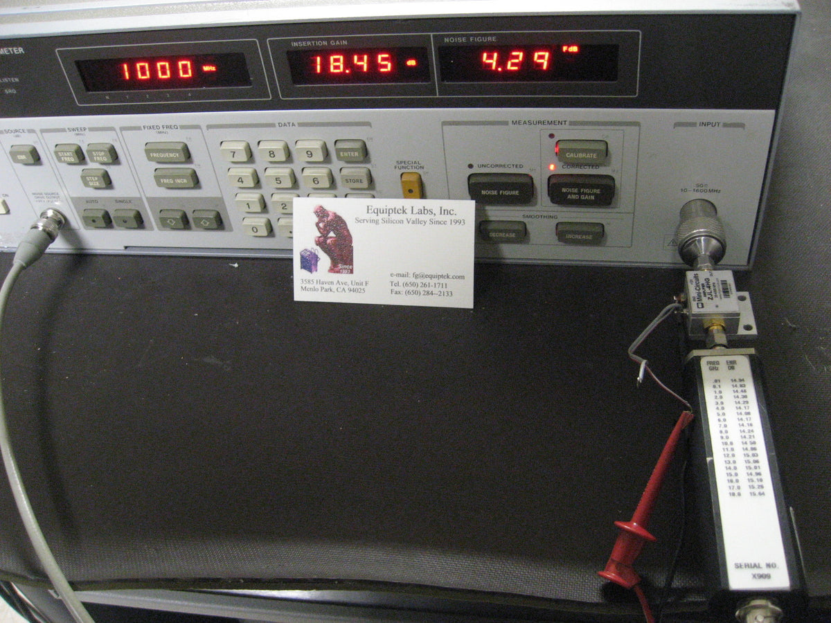 HP346B Noise Source for 18 GHz ENR Measurements