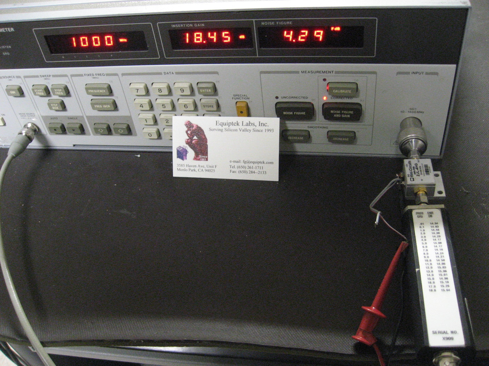 HP346B Noise Source for 18 GHz ENR Measurements