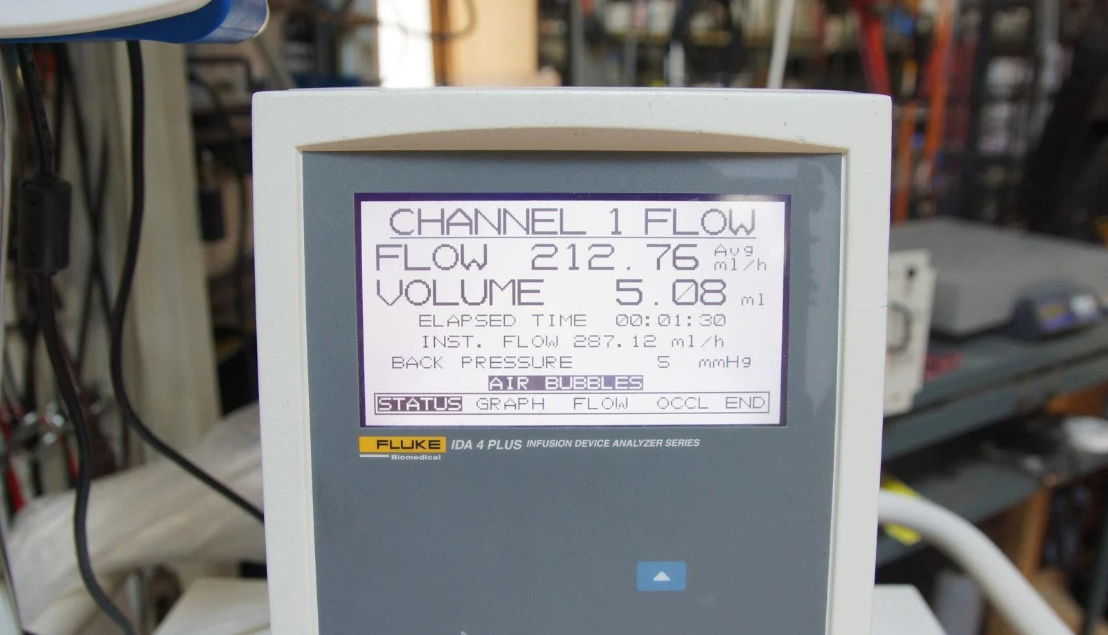 Fluke Biomedical / Bio Tek IDA 4 Plus Infusion Device Analyzer w/ 2 Channels